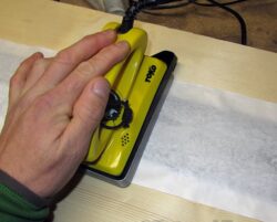Iron on skins fresh glue